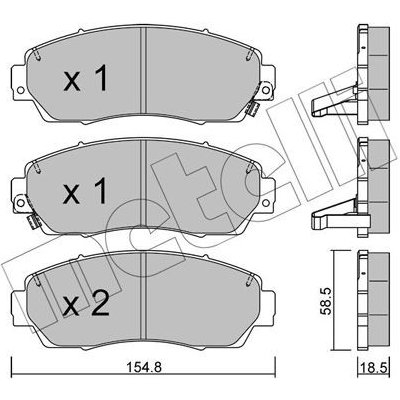 KLOCKI HAM.HONDA CR-V III 07-