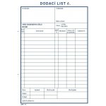 MSK 11 Dodací list A5 – Zboží Dáma MSK 11 Dodací list A5 – Zboží Dáma