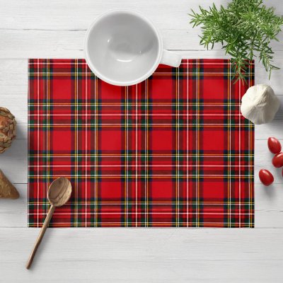 Biante bavlna prostírání Sandra SA-799 Červené vánoční káro 30x40 cm – Zboží Mobilmania