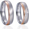 Prsteny Steel Wedding Snubní prsteny chirurgická ocel SPPL044