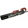 Nabíječka a baterie k RC modelům Gens ace 25C 1300mAh 2S1P 7.4V Saddle Airsoft Gun Lipo Battery with T Plug