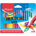 Maped Voskovky Maped Color'Peps Wax 18 barev trojhranné – Zbozi.Blesk.cz