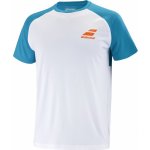 Babolat chlapecké tričko Babolat PLAY Crew NECK tee bílá – Zboží Mobilmania