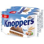 Knoppers Oplatky s mléčným a lískooříškovým krémem 3 x 25 g – Zboží Dáma