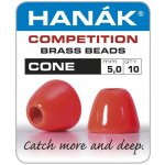 Hanák Competition Konické hlavičky CONE Fluo Red 5 mm 10 ks – Hledejceny.cz