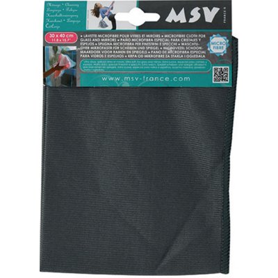 MSV speciální utěrka na okna šedá mikrovlákno 100924 1 ks – Zboží Dáma