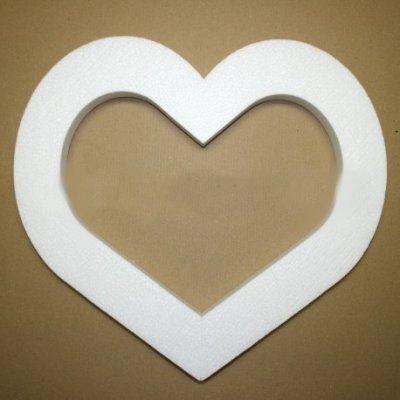 Srdce polystyren duté 50 cm – Zboží Mobilmania