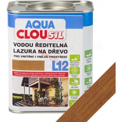Aqua Clousil Holzlazur L12 0,75 l dub