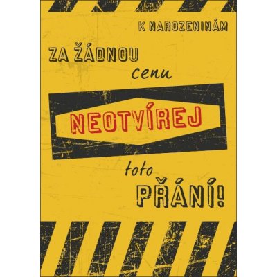 Albi Hrací přání k narozeninám - Rebel – Sleviste.cz