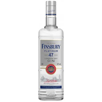 Finsbury Platinum 47 London Gin 47% 1 l (holá láhev)