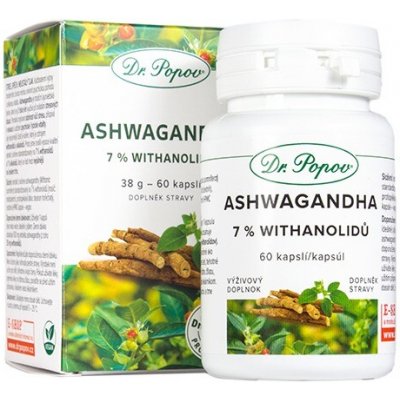 Dr. Popov Ashwagandha 60 kapslí – Hledejceny.cz