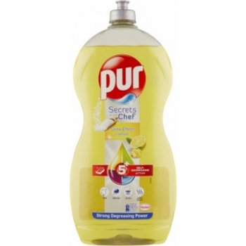 Pur Secrets of the Chef Soda Effect Lemon přípravek na ruční mytí nádobí 1200 ml