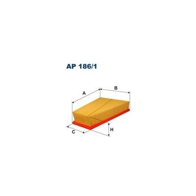 Vzduchový filtr FILTRON AP 186/1 – Hledejceny.cz