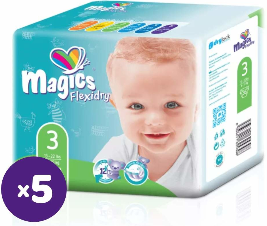 Magics Flexidry 3 Midi 6-10 kg 180 ks