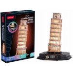 CUBICFUN 3D puzzle Svítící Šikmá věž v Pise 42 ks – Zboží Dáma