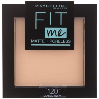 Maybelline Fit Me Powder Rozjasňující pudr 120 Classic Ivory 9 g