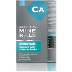 Siberian Wellness Elemvitals Calcium with Siberian herbs 60 kapslí