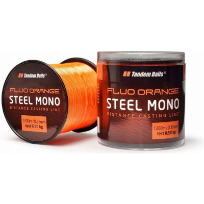 Tandem Baits Steel Mono Fluo orange 600m 0,35mm – Zboží Mobilmania