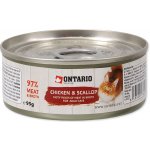 Ontario Cat Chicken Pieces Scallop 12 x 95 g – Hledejceny.cz