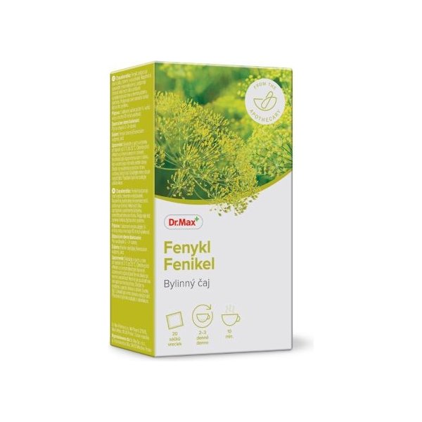 Čaj Dr.Max Fenykl bylinný čaj 20 x 1,5 g