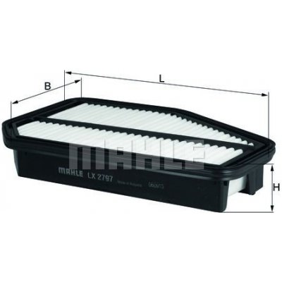 Vzduchový filtr MAHLE LX 2797 – Hledejceny.cz