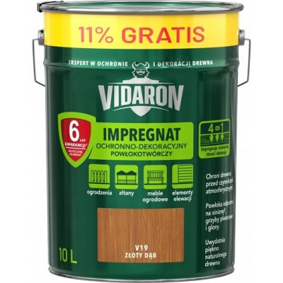 Impregnát Vidaron Zlatý dub V19 10 l – Hledejceny.cz