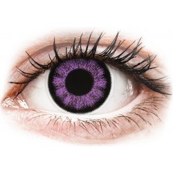 MaxVue ColorVue Big Eyes Ultra Violet tříměsíční nedioptrické 2 čočky