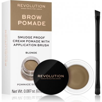 Makeup Revolution London Brow Pomade úprava obočí Blonde 2,5 g