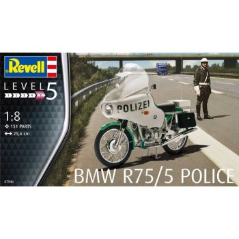 Revell Plastic motorka 07940 BMW R75 5 Police 1:8