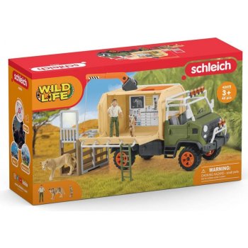 Schleich 42475 Wild Life Animal rescue large truck