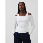 GAP Top s odhalenými rameny bílá – Zboží Mobilmania