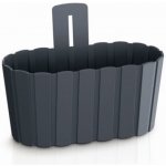 Prosperplast BOARDEE WALL Květináč závěsný 27,4 cm antracit – HobbyKompas.cz