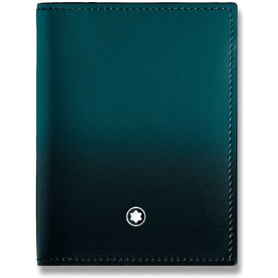 Montblanc Pouzdro na kreditní karty Meisterstück Sfumato 4 cc modré – Zboží Živě