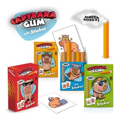 Capybara Bubble sticks - žvýkačky 35g/18ks/ – Hledejceny.cz