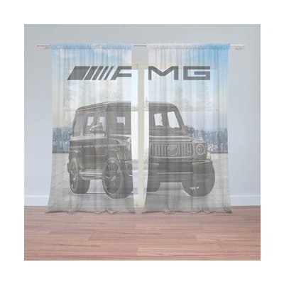 Sablio Záclony AMG auto: 2ks 150x250cm – Hledejceny.cz