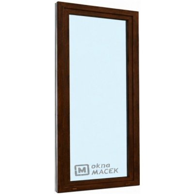Kömmerling balkonové dveře 70 AD OS levé tmavý dub/bílá 80 x 200 cm jednostranná klika + madýlko + PVC rám – Hledejceny.cz