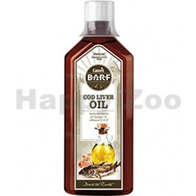 Canvit BARF Cod Liver Oil 0,5 l – Zboží Mobilmania