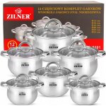 Zilner Sada hrnců Premium nerezová ocel 12 ks – Sleviste.cz