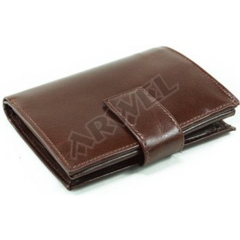 Arwel Pánská kožená peněženka 514 8105 se zápinkou tmavě hnědá