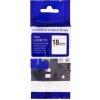 Barvící pásky PRINTLINE kompatibilní páska s Brother TZE-S741, 18mm, černý tisk/zelený podklad, ext.adh. PLTB155, TZES741