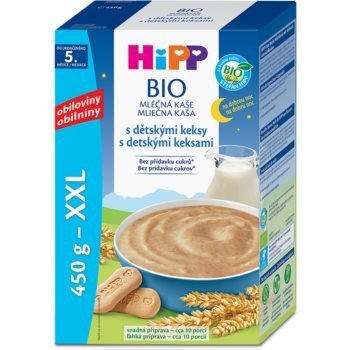 HiPP BIO Na dobrou noc s banánem a suchary 450 g