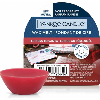 Yankee Candle vonný vosk Letters to Santa 22 g – Zbozi.Blesk.cz