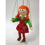 Moravská ústředna Brno Loutka holka copatá 20 cm – Zboží Dáma