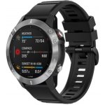 ESES Sportovní silikonový řemínek černý pro Garmin - EasyFit/QuickFit 22mm 1530001981