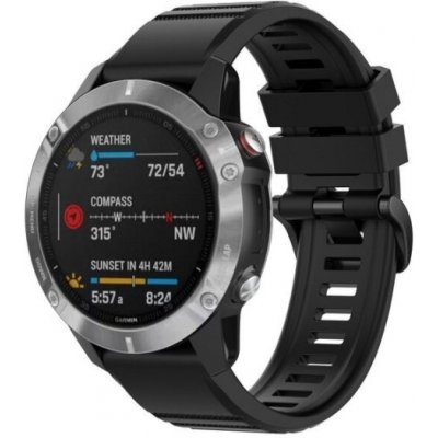 ESES Sportovní silikonový řemínek černý pro Garmin - EasyFit/QuickFit 22mm 1530001981 – Zboží Mobilmania