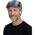 Fiebig Headwear since 1903 Pánská letní lněná kostkovaná bekovka modrá – Hledejceny.cz