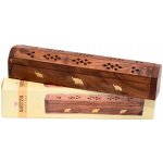 Podložka pod vonné tyčinky Sattva dřevěná, 5,5 x 30,5 cm – Zboží Dáma
