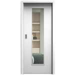 Sapeli Elegant Komfort M55 posuvné bílá hladká 80 x 210 cm Čiré sklo – Hledejceny.cz