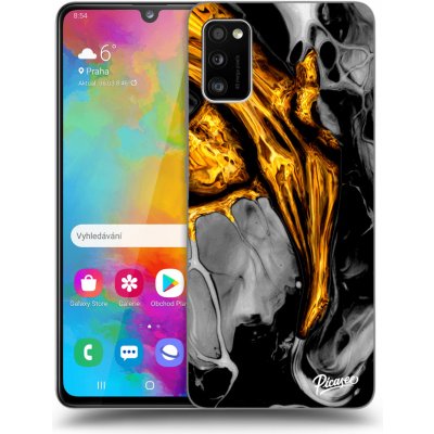 Pouzdro Picasee silikonové Samsung Galaxy A41 A415F - Black Gold černé – Zbozi.Blesk.cz