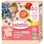 Babybio kapsička Jablko borůvky jahody 4 x 90 g – Zboží Dáma